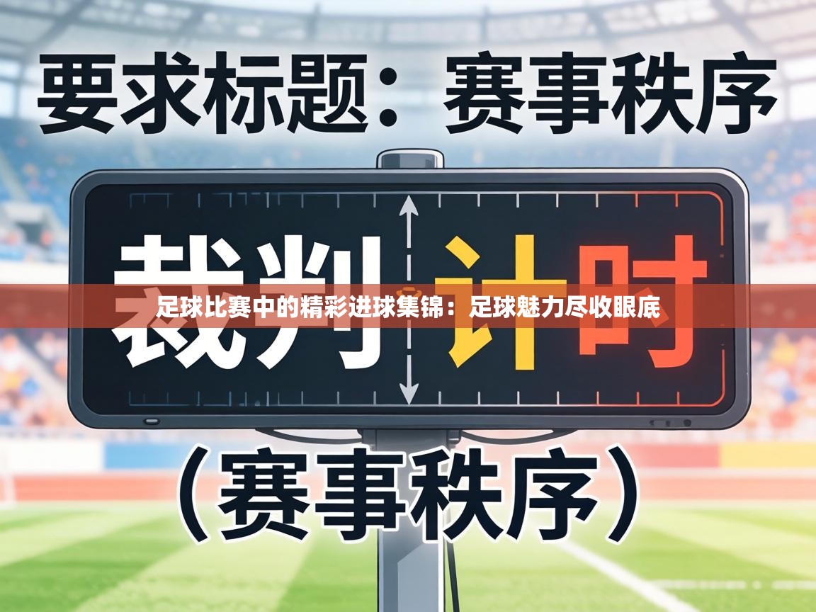足球比赛中的精彩进球集锦：足球魅力尽收眼底  第1张